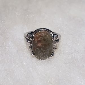 Oval River Stone Ring